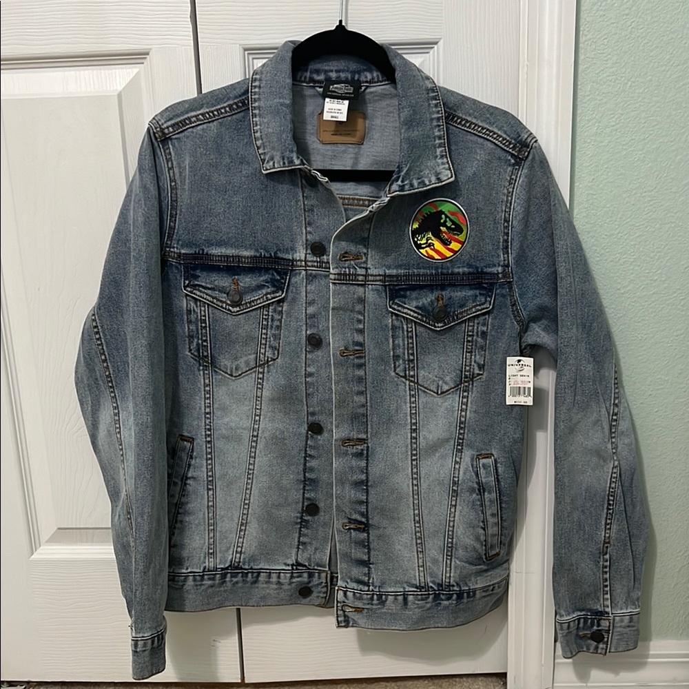 Universal Jurassic Park 30th Anniversary Denim Jacket with Patches